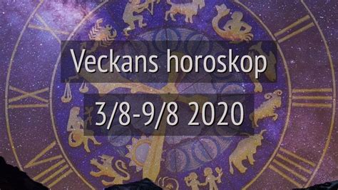 veckans horoskop wellness|Horoskop